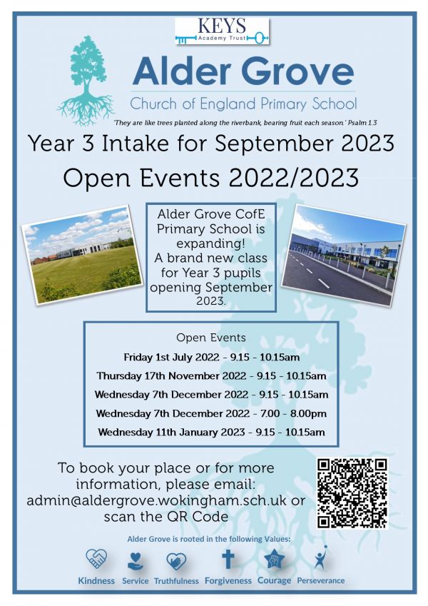 Open Morning Poster 2022 23 Year 3
